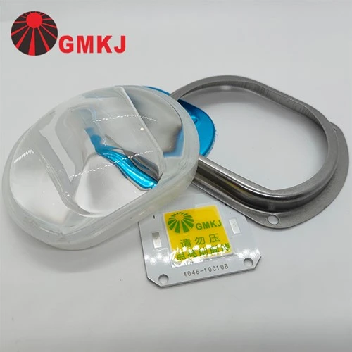 Gatelyslinse i glass for 50w COB LED