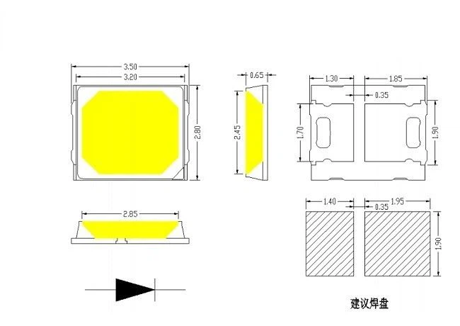 1w 18v Led Chip Smd 2835 Good Price